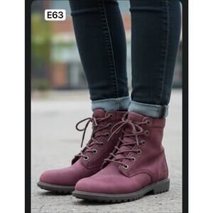 Kodiak Canada's Boots Waterproof Red Suede Leather‎ Women’s Sz US 5 Gorpcore